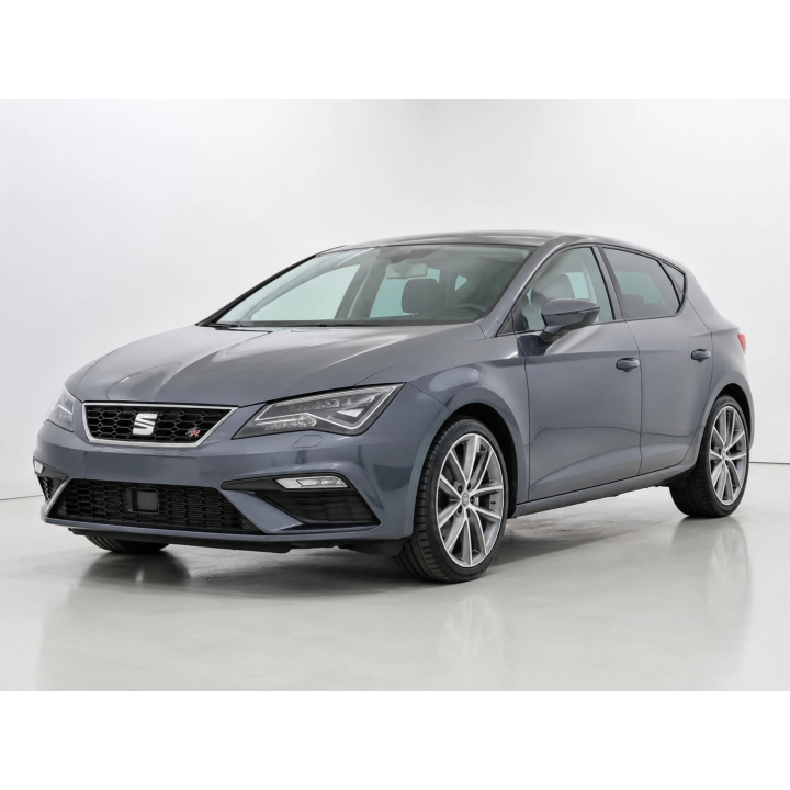 SEAT León FR Edition 1.5 EcoTSI 150 CV de demostración presentado en exposición bien iluminada